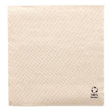 Serviettes 33x33 ECO 1Pli Brun - 4800 pces